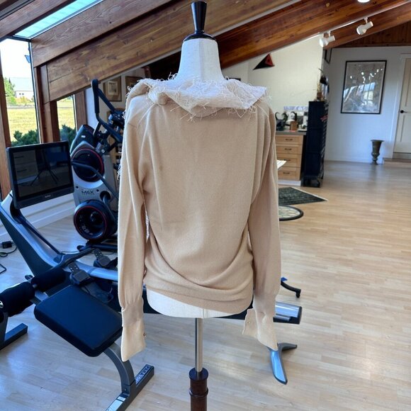 Louis Vuitton Cashmere pullover sweater with button on Accent Vintage (ish) XL - Picture 7 of 14